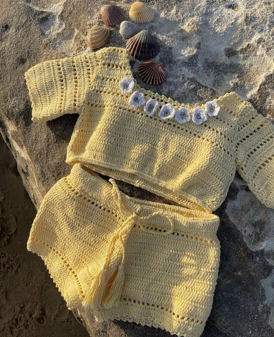 DAISY CROCHET SET