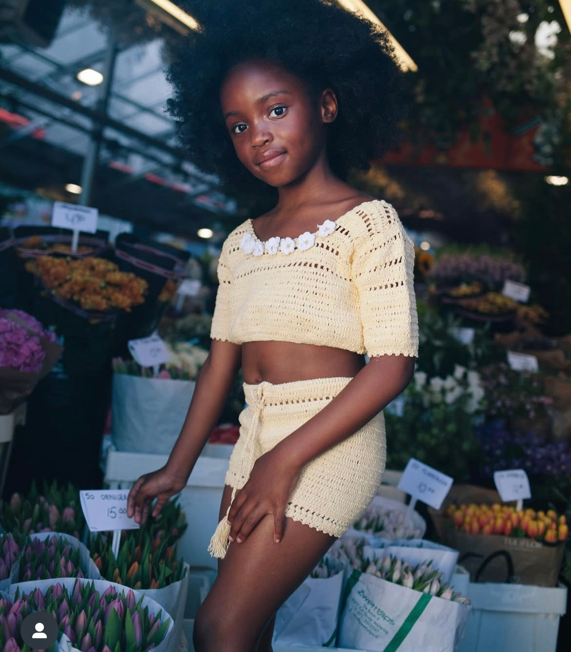 DAISY CROCHET SET